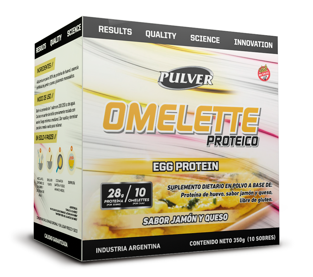 PULVER-Omelette-Caja-350gr.png Omelette Proteico - Imagen 1